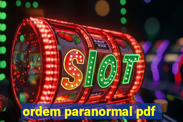 ordem paranormal pdf